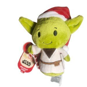 Hallmark Itty Bitty Star Wars Yoda Holiday Beanbag Plush NWT KID3389